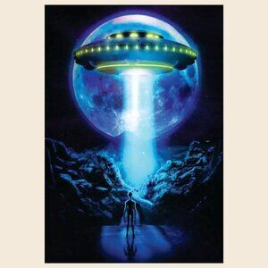 Space Road By Jonathan Gay Blacklight Poster_ 165